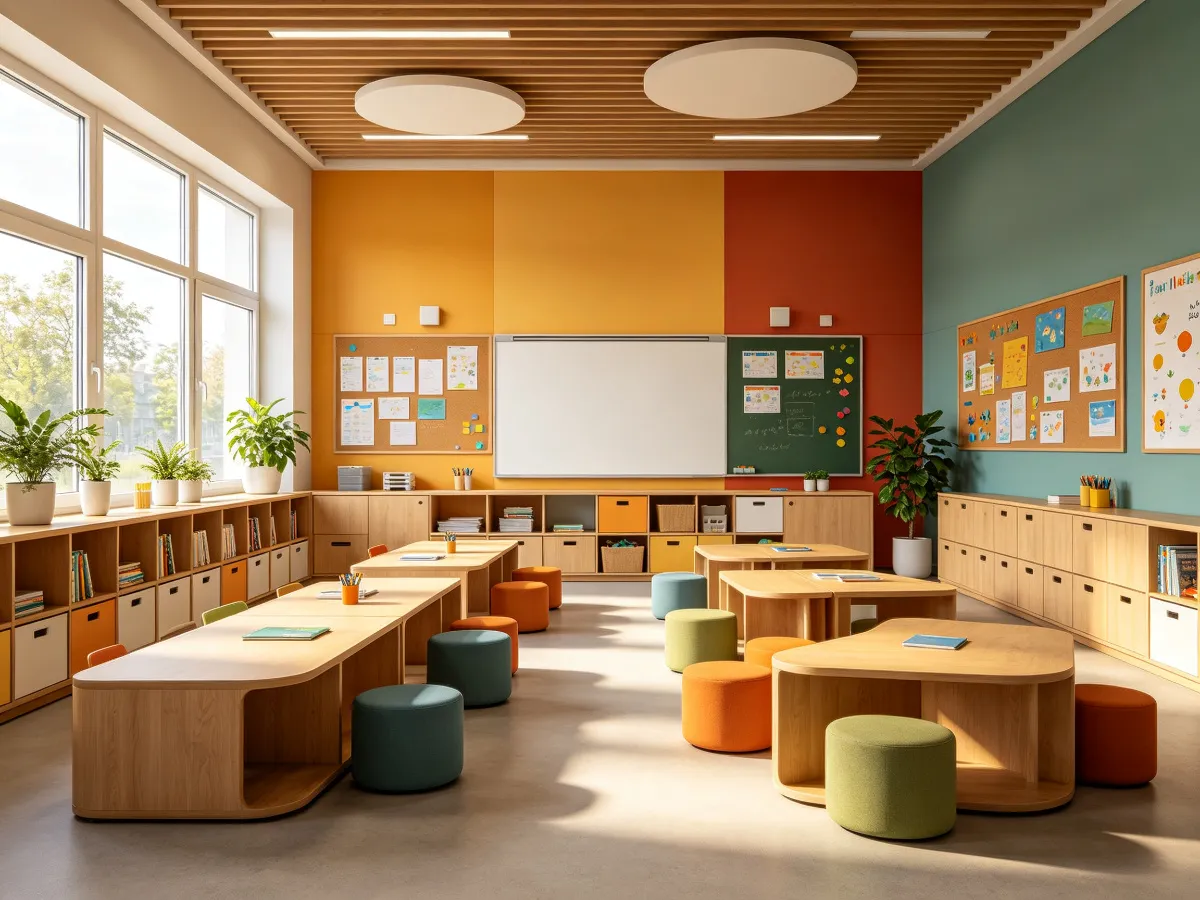 AI classroom design before and after preview