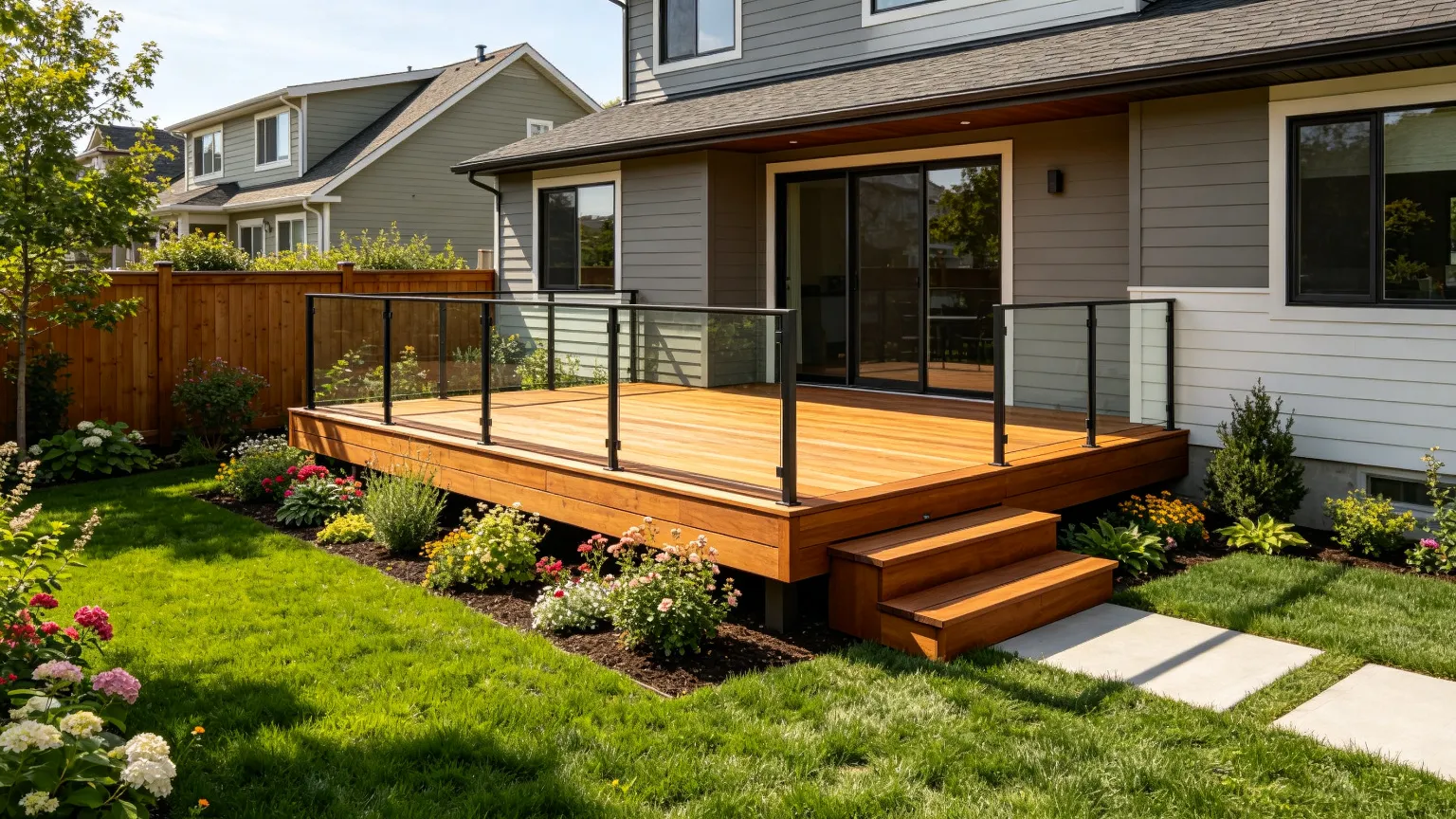 Deck design generated from a text description