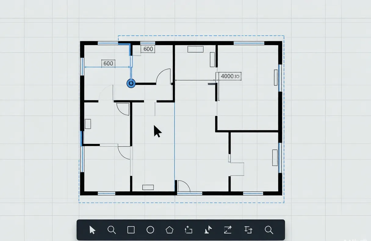 Plan en cours d'édition à l'écran sans redessiner
