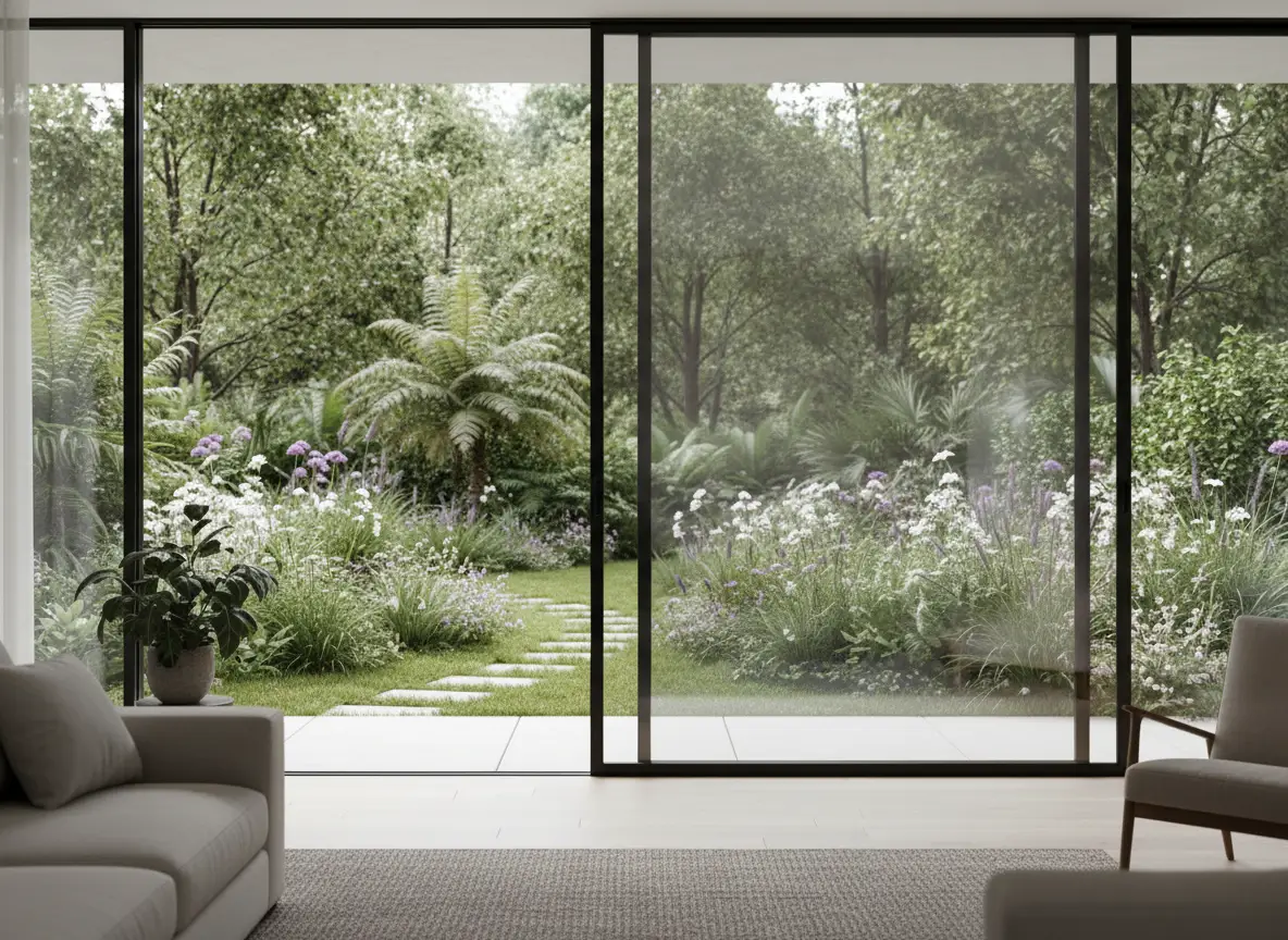Sliding Glass Garden