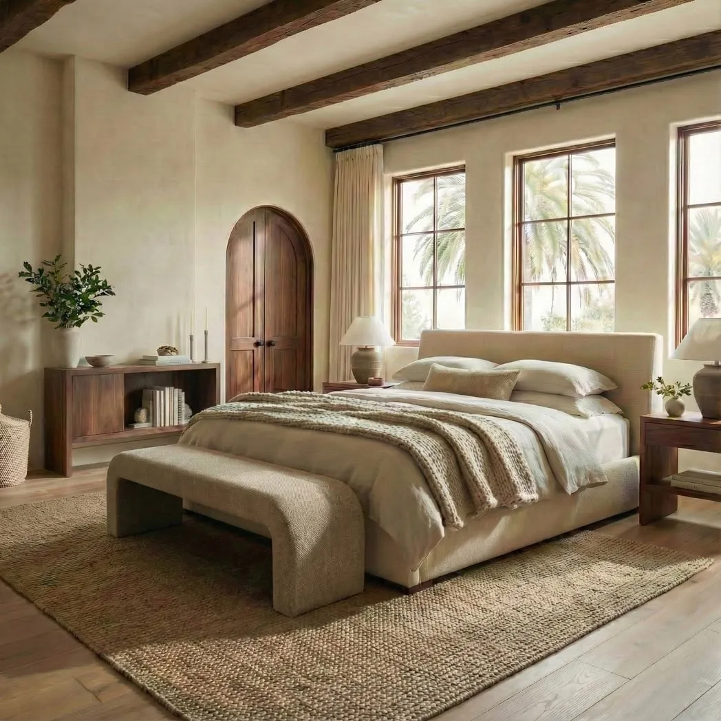 Exposed Beams & Arch