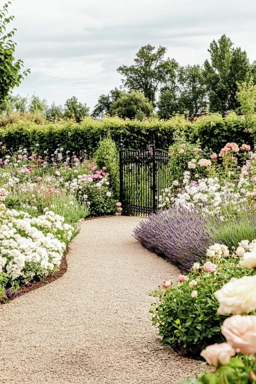 Curved Gate Pathway