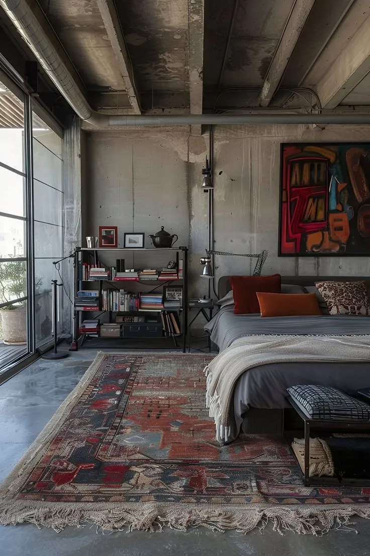Industrial Bedroom Ideas