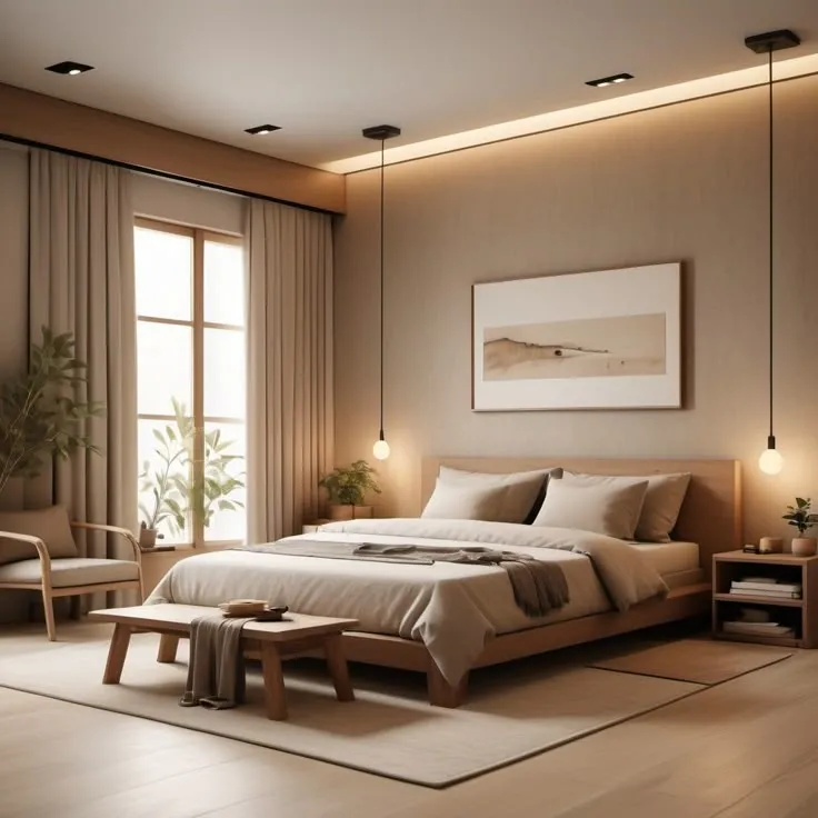 Japandi Bedroom Ideas