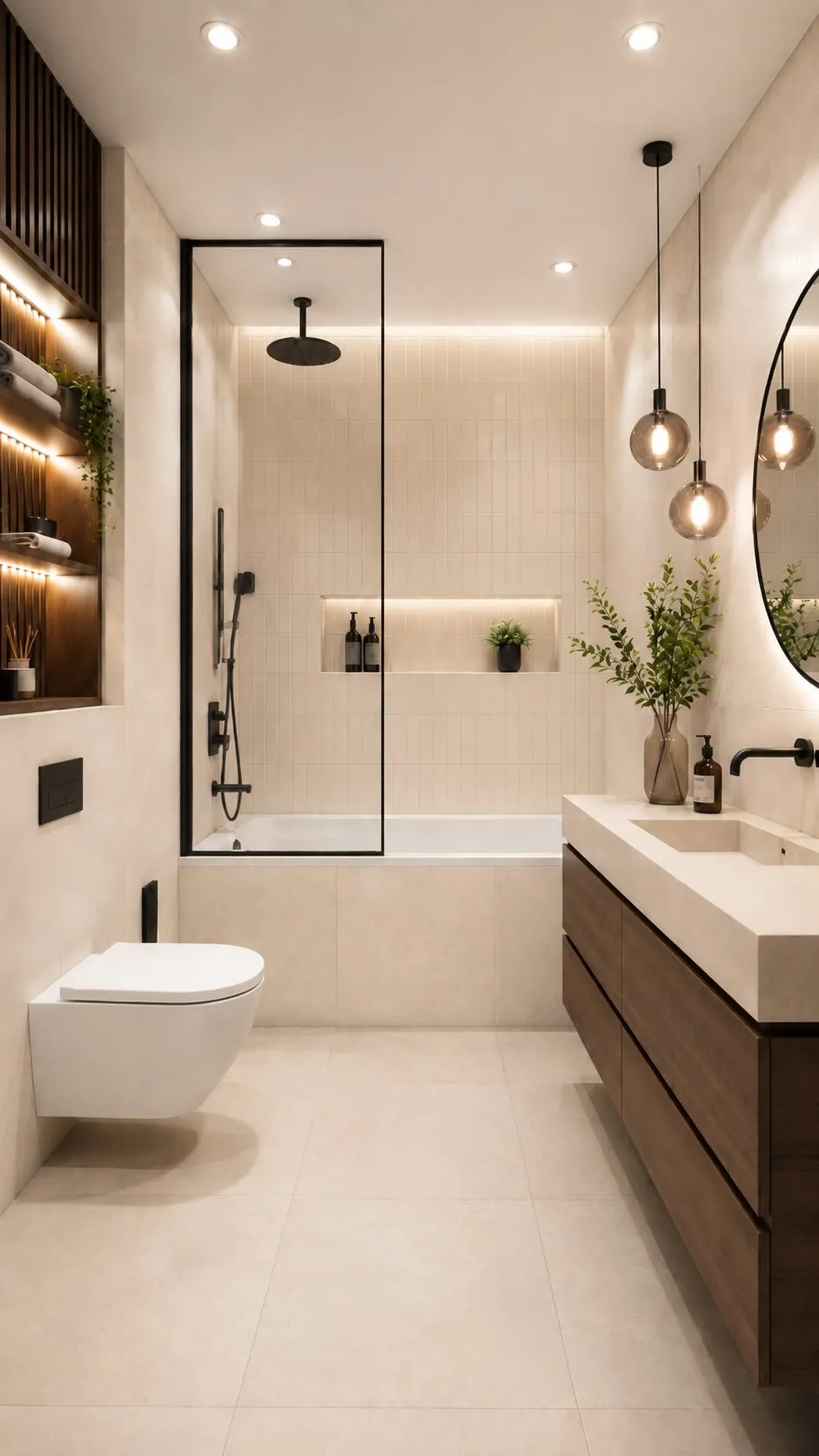 Floating Wood Vanity