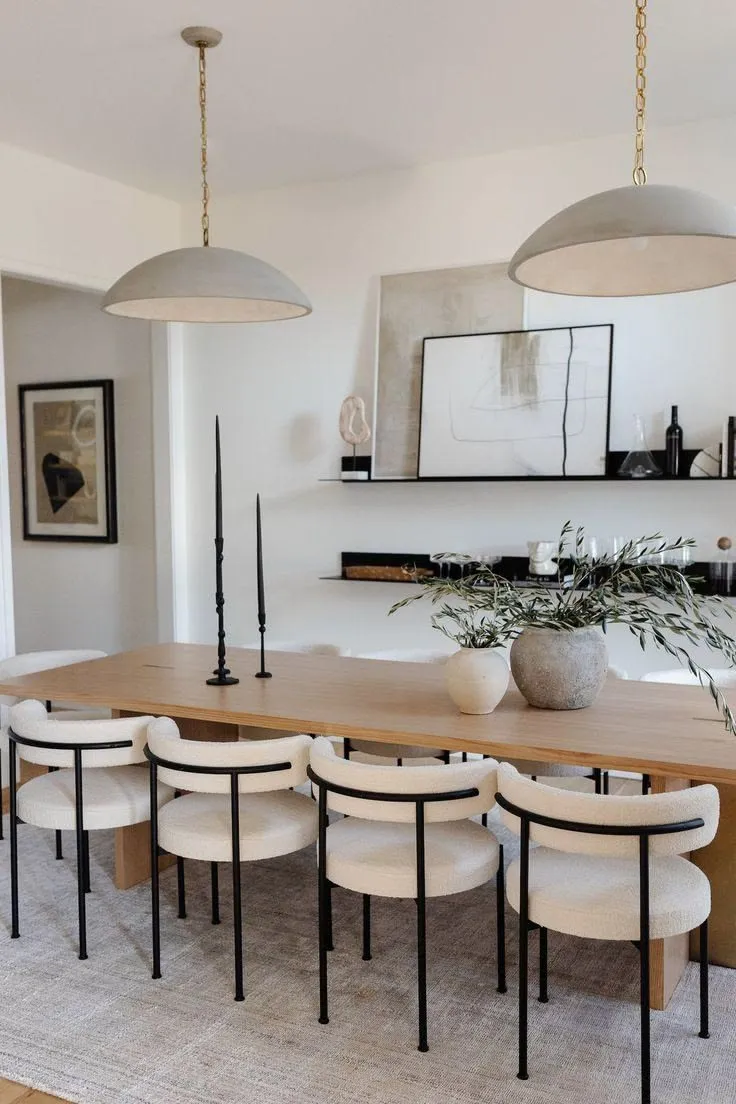 Long Table Dome Lights