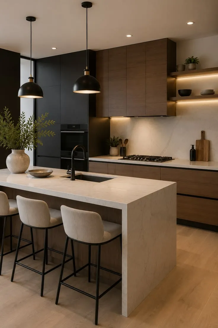 Black & Wood Island