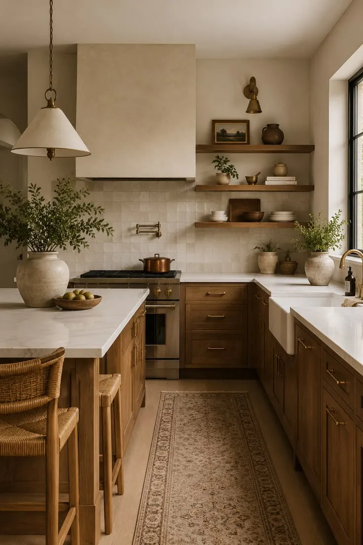 Rustic Wood Shelving