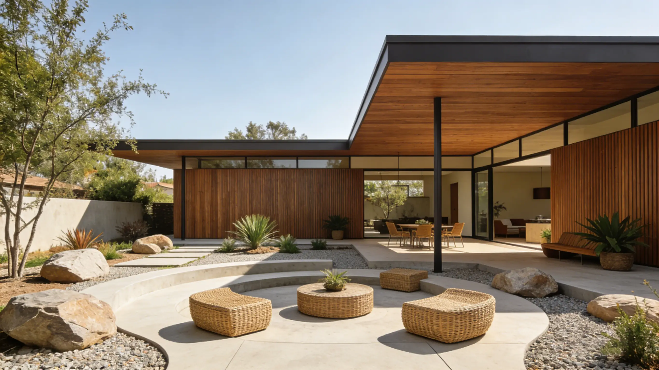 Mid century modern landscape design