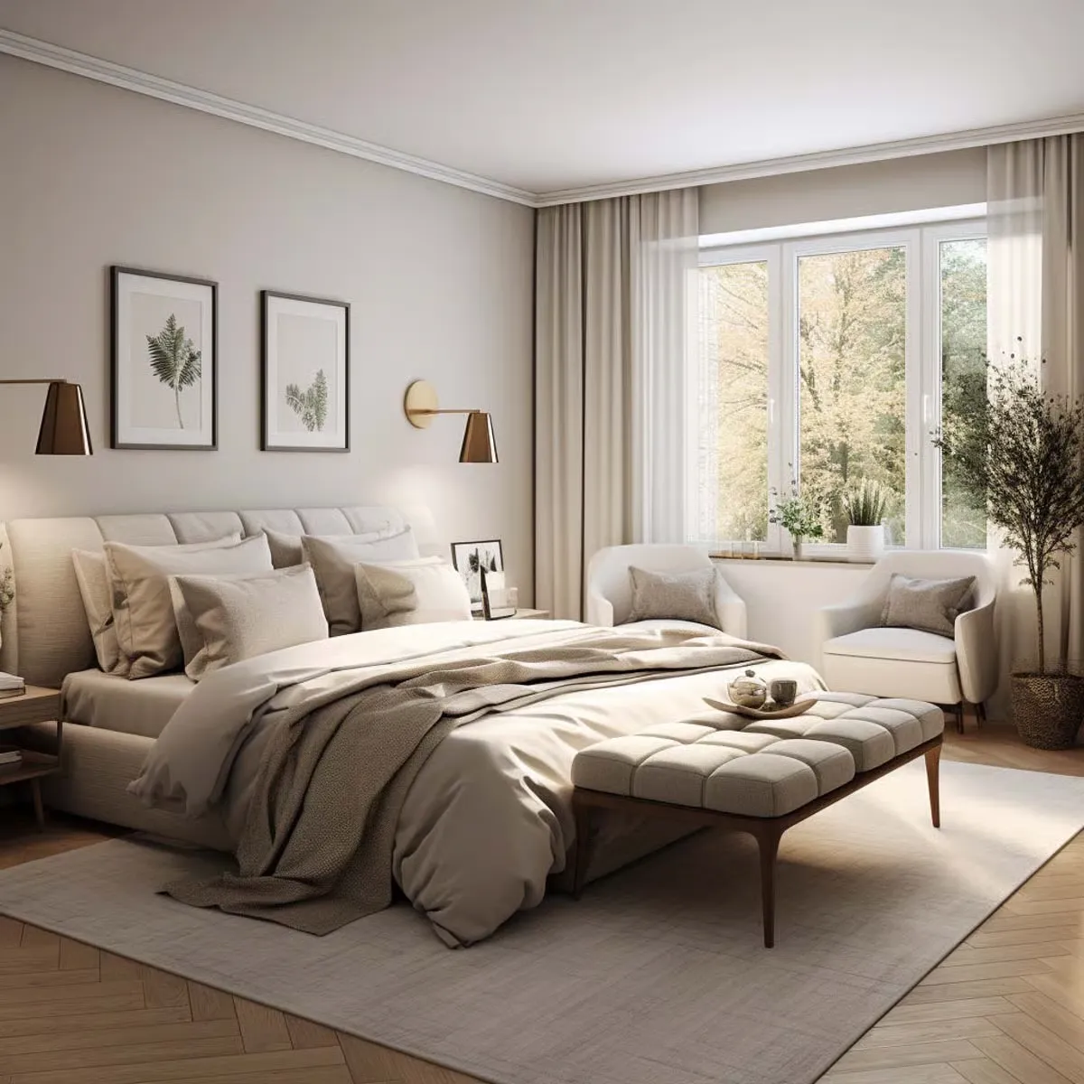 Taupe Headboard