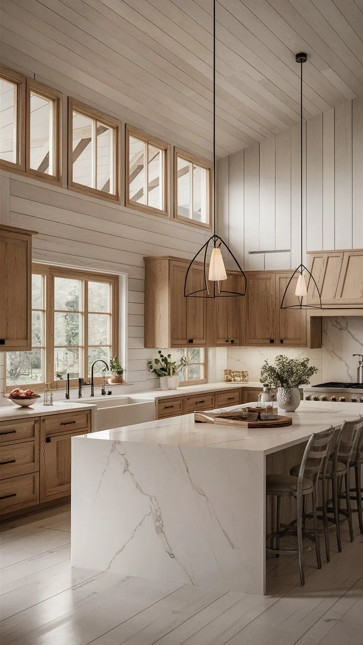 Vaulted Ceiling & Beams