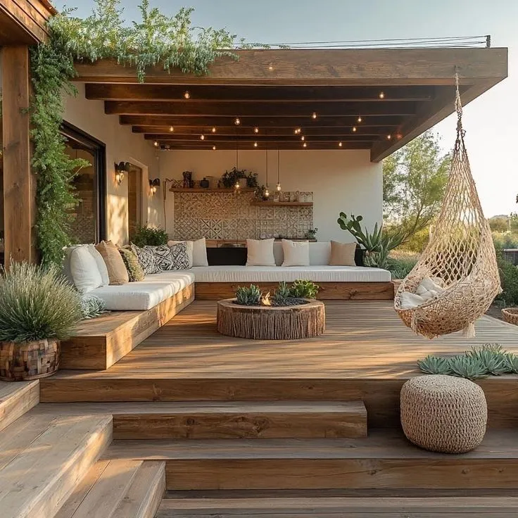 Multi-Level Entertaining Deck