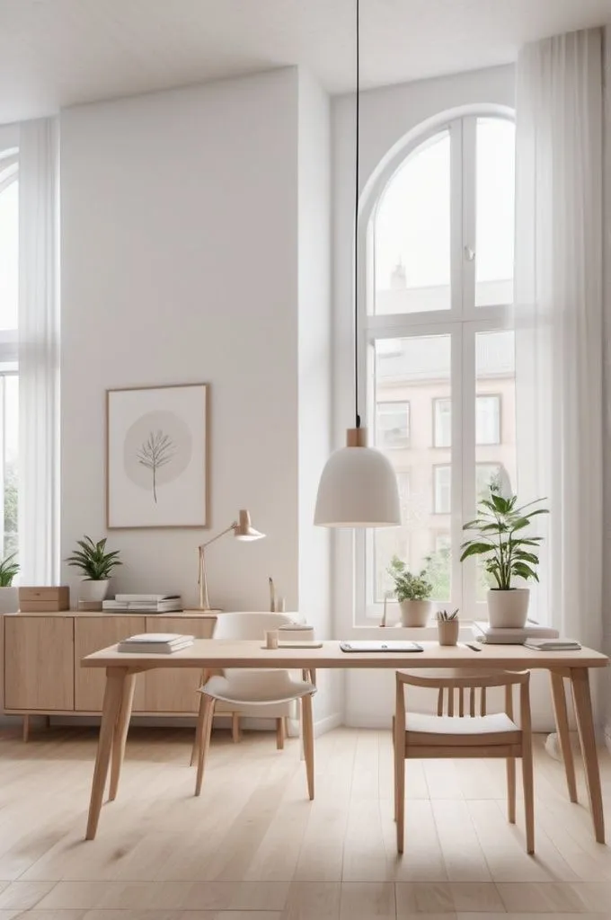 Arched Window Office