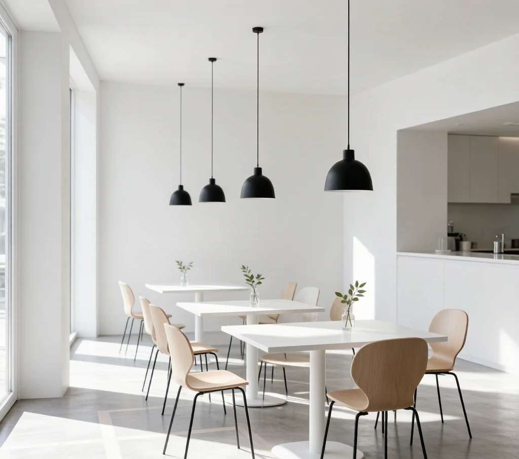 Minimalist Nordic Café