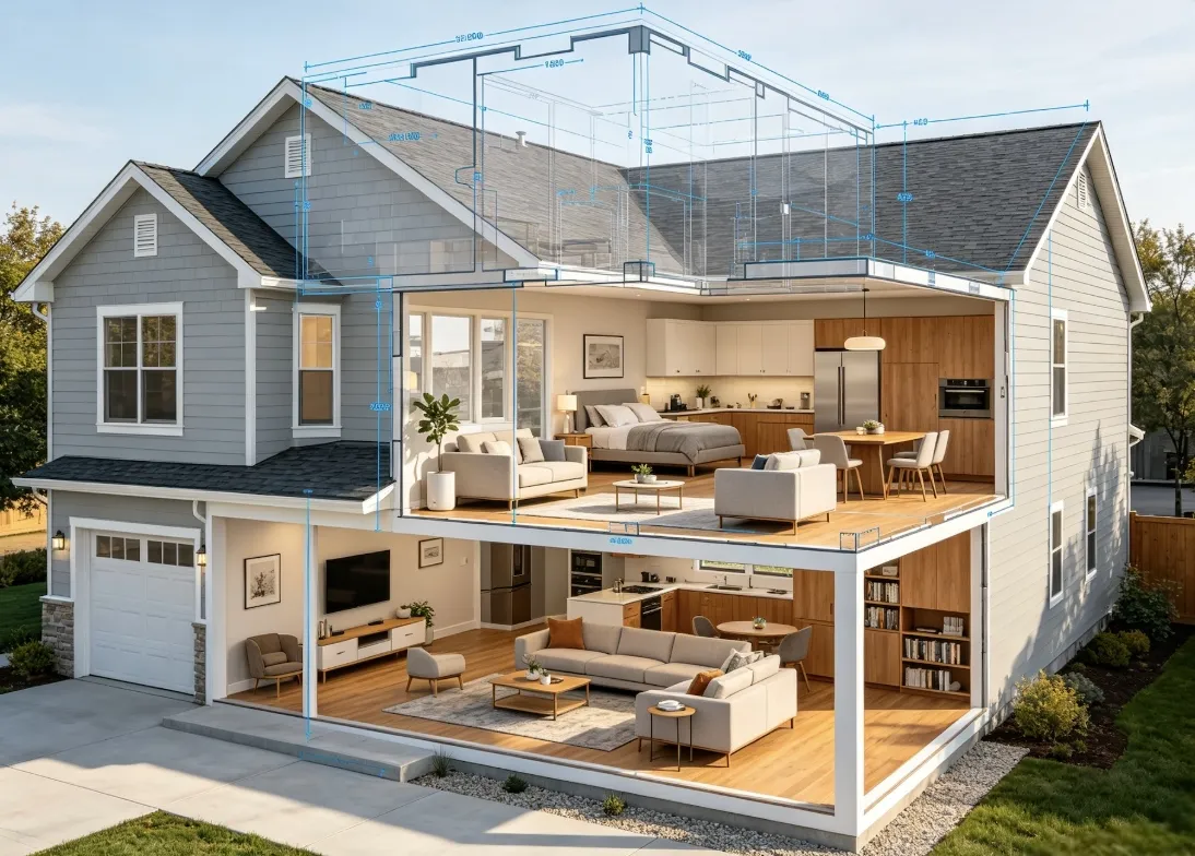 AI room design free analyzes room structure to create balanced and functional layouts.