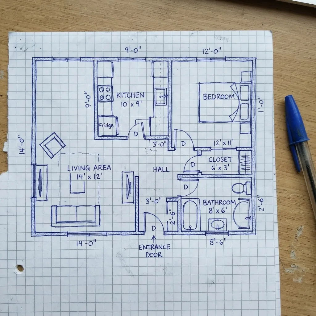 Exemple de croquis de plan 2