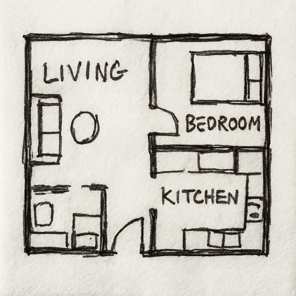 Exemple de croquis de plan 3