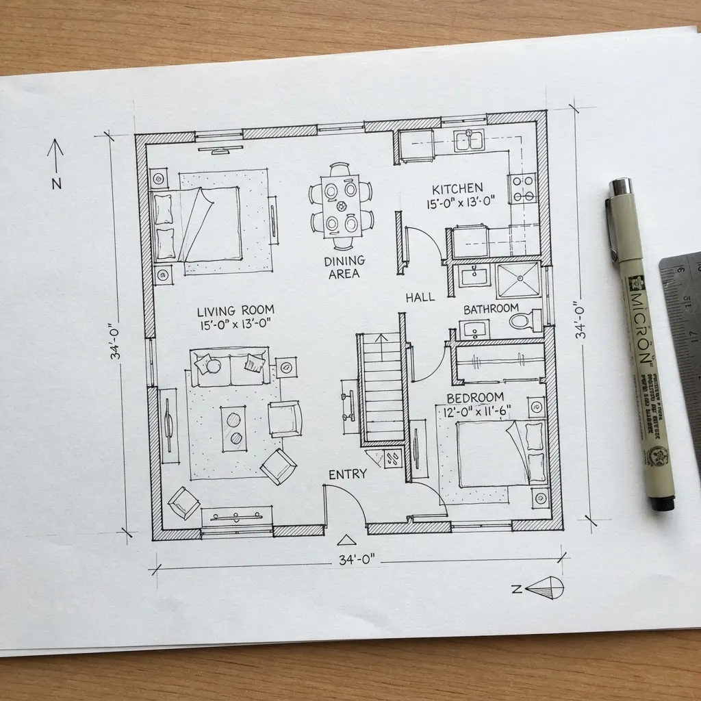 Exemple de croquis de plan 4